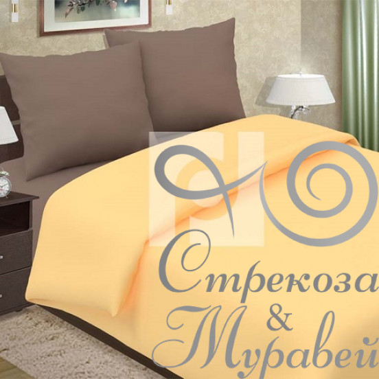 Перкаль 220 см Однотон персиковый рис.86027 вид2, Тейково, хлопок 100%. Арт.628691