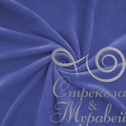 Флис, ш.150 см, 100% п/э, 363 г/м.п. Китай (215 синий). Арт.26098